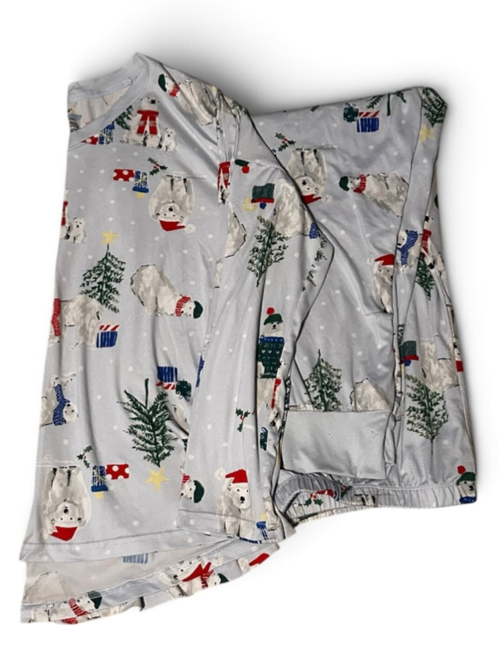 Joyspun Christmas Polar Bear Pajama Set (A017)